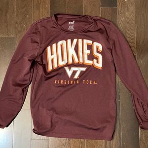 Kids Virginia Tech Hokies long sleeve shirt size M